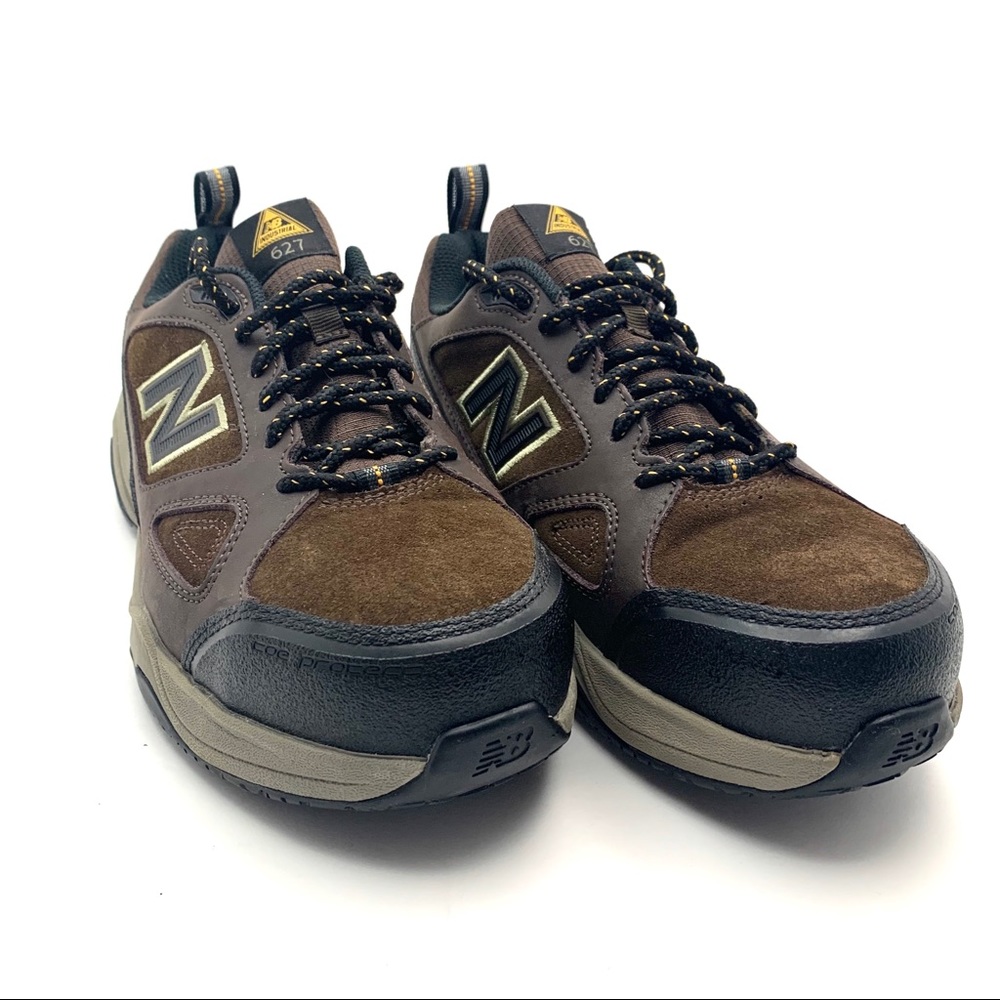 🔘New Balance Men's Steel Toe Brown/Black Work